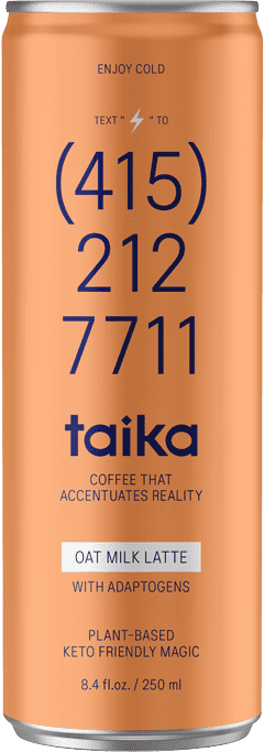 Oat Milk Latte can